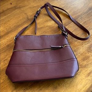 Cute maroon cross body bag